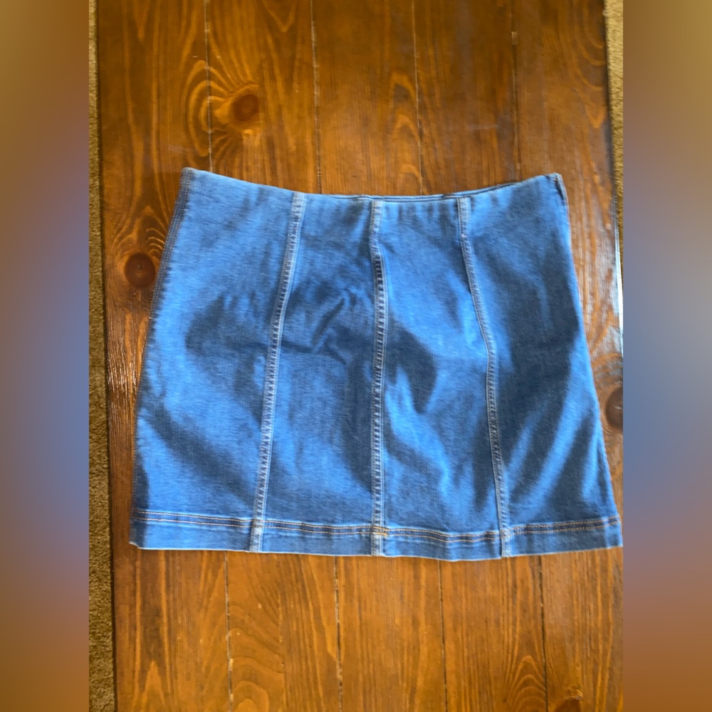 Wild Fable Blue Denim Mini Skirt